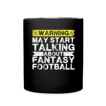En parlant de football Fantasy - Mug uni - noir - Devant