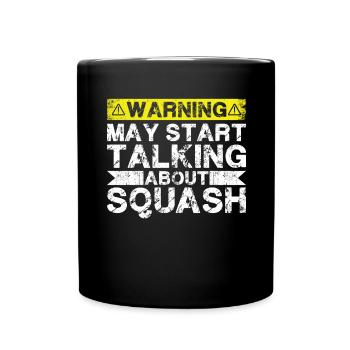 Speaking of pumpkin - Full Colour Mug - black - Front