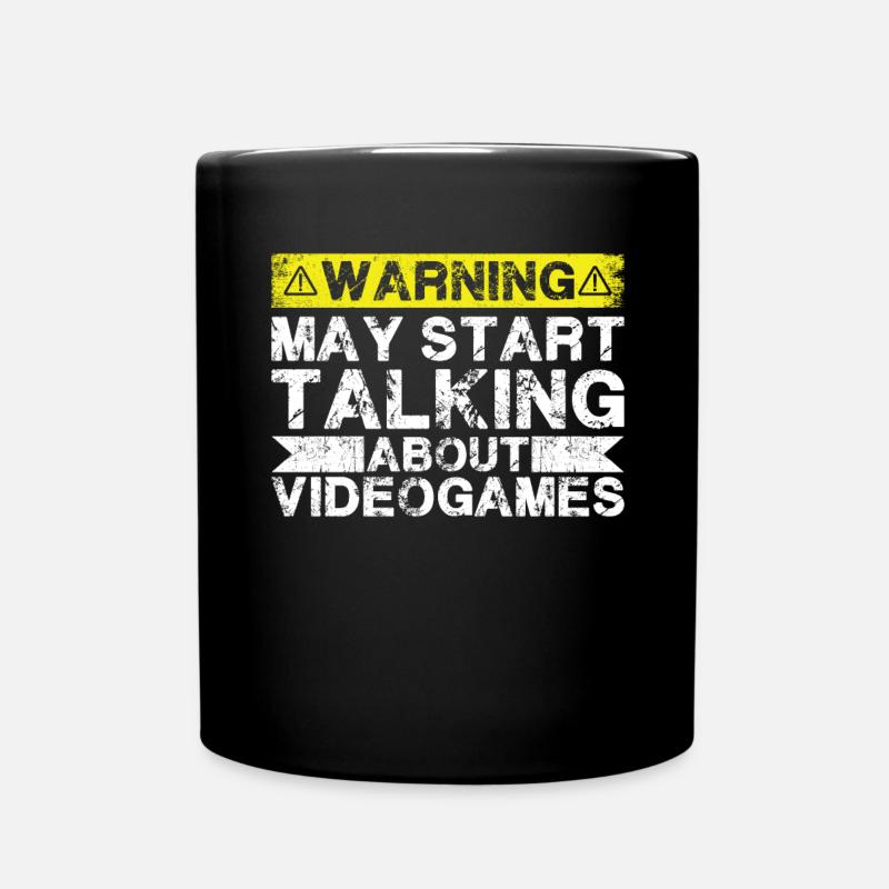 Parler de jeux vidéo - Mug uni - noir