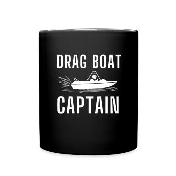 Courses de drag-boat et de hors-bord - Mug uni - noir - Devant
