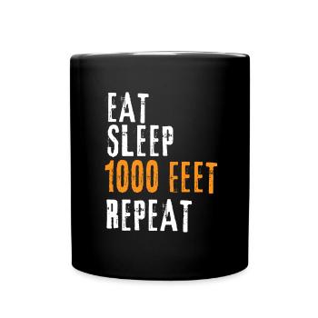 Courses de drag-boat et de hors-bord - Mug uni - noir - Devant