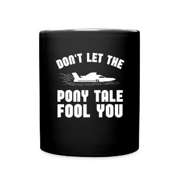Courses de drag-boat et de hors-bord - Mug uni - noir - Devant