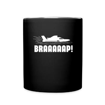 Courses de drag-boat et de hors-bord - Mug uni - noir - Devant