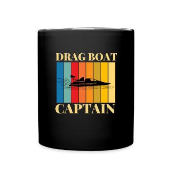 Courses de drag-boat et de hors-bord - Mug uni - noir - Devant