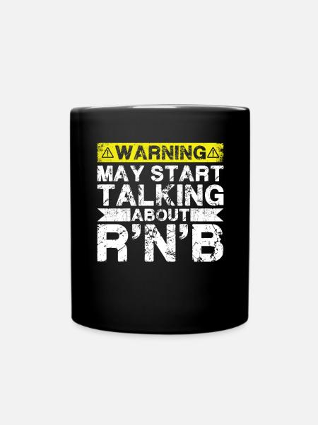 Apropos R'n'B-Musik - Tasse einfarbig - Schwarz