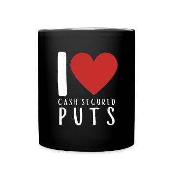 Négociation d'options Cash Secured Puts Future Forex - Mug uni - noir - Devant