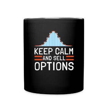 Négociation d'options Cash Secured Puts Future Forex - Mug uni - noir - Devant