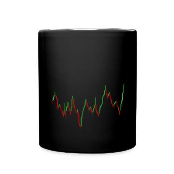 Négociation d'options Cash Secured Puts Future Forex - Mug uni - noir - Devant
