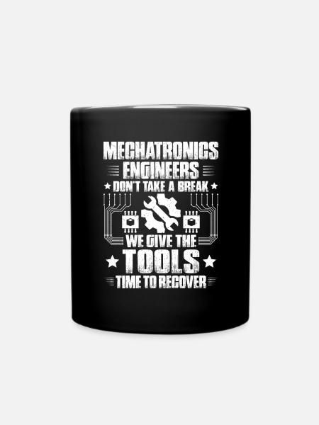 Mechatroniker Mechatronik Mechatronics Engineer - Tasse einfarbig - Schwarz