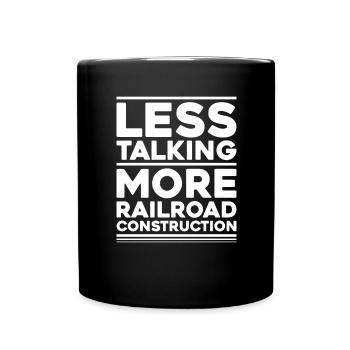 Gleisbauer Schienenarbeiter Gleisbau Track Laborer - Full Colour Mug - black - Front