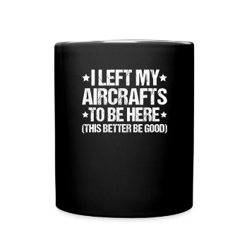Fluggerätmechaniker Mécanicien d’aéronefs - Mug uni - noir - Devant