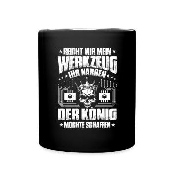 Mechatroniker Mechatronik Mechatronics Engineer - Tasse einfarbig - Schwarz - Vorne