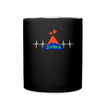 Volcanologists Geologist Magma Volcano - Full Colour Mug - black - Front