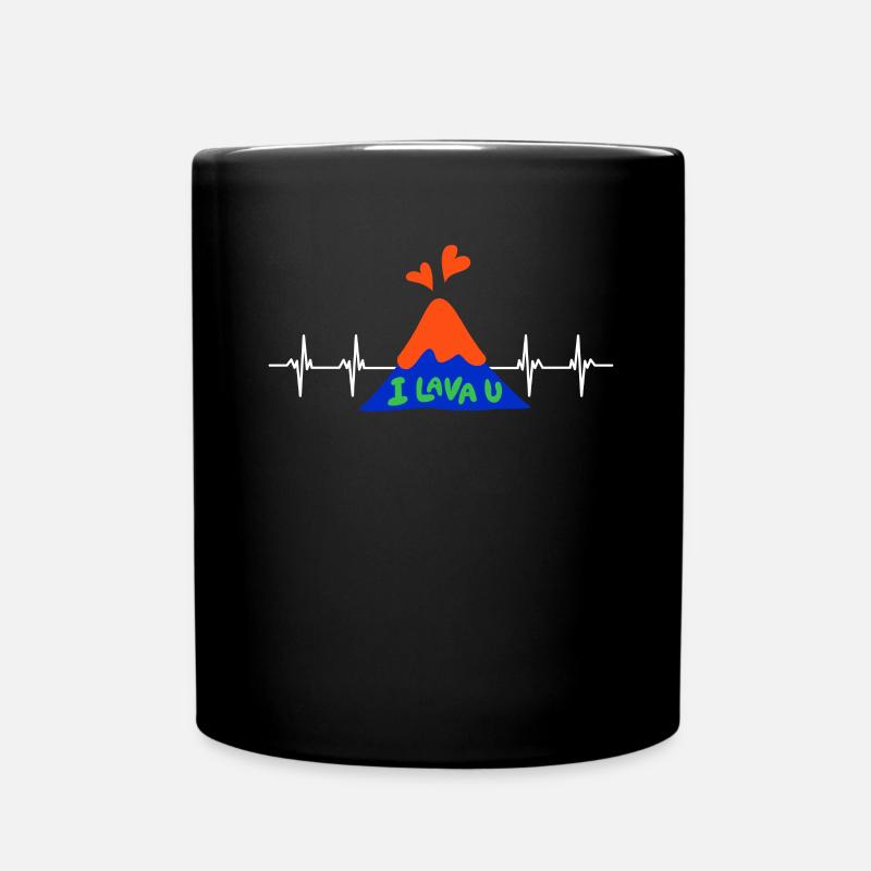 Volcanologues Géologue Magma Volcano - Mug uni - noir