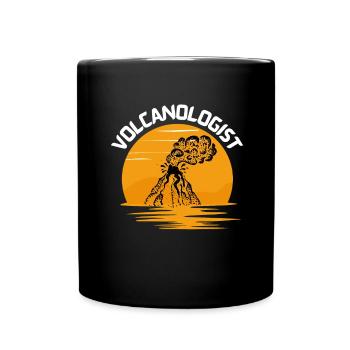 Volcanologists Geologist Magma Volcano - Tasse einfarbig - Schwarz - Vorne