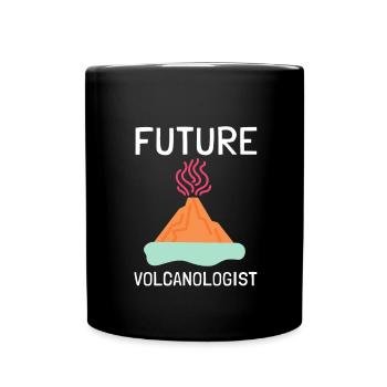 Volcanologists Geologist Magma Volcano - Full Colour Mug - black - Front