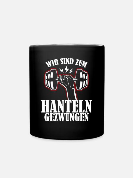Strongman Bodybuilder Bodybuilding - Tasse einfarbig - Schwarz