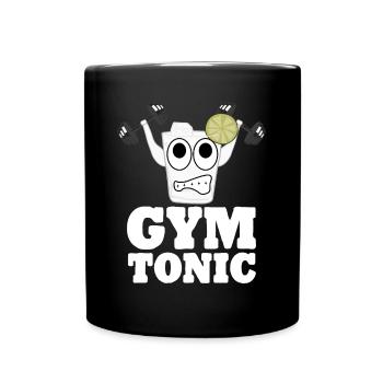Bodybuilder Gym Tonic Fitness Strongman - Mug uni - noir - Devant