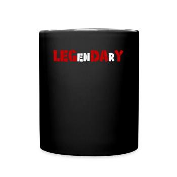 Bodybuilder Gym Fitness Strongman - Tasse einfarbig - Schwarz - Vorne