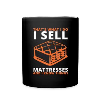 Best Salesman Bed Mattress Doctor - Full Colour Mug - black - Front