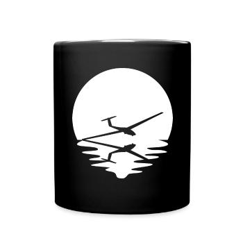 Circle and Reflection - Glider - - Full Colour Mug - black - Front