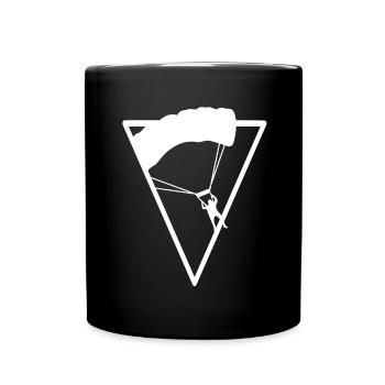 Triangle - Paragliding - (3) - Full Colour Mug - black - Front