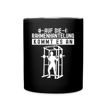Bodybuilder Strongman Gym Bodybuilding - Tasse einfarbig - Schwarz - Vorne