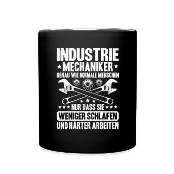Industriemechaniker Mécanicien Industriel - Mug uni - noir - Devant