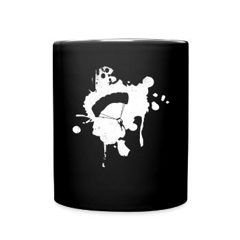 Parapente - (5) - Mug uni - noir - Devant