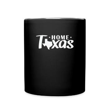 Accueil Texas État des États-Unis Amérique - Mug uni - noir - Devant