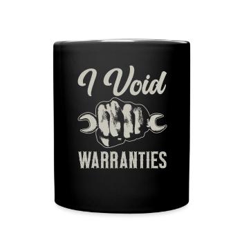 I Void Warranties Kfz Mechaniker LKW Mechatroniker - Tasse einfarbig - Schwarz - Vorne