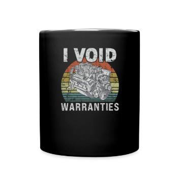 I Void Warranties Kfz Mechaniker LKW Mechatroniker - Tasse einfarbig - Schwarz - Vorne