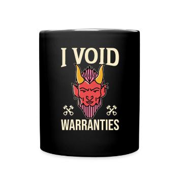 I Void Warranties Kfz Mechaniker LKW Mechatroniker - Tasse einfarbig - Schwarz - Vorne