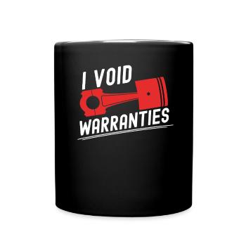 I Void Warranties Automotive Mechanic Truck Mechatronics Technician - Full Colour Mug - black - Front