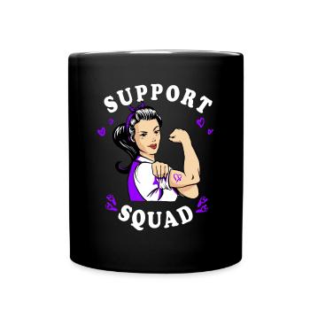 Arc violet conscient de la naissance prématurée - Mug uni - noir - Devant