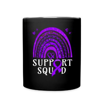 Arc violet conscient de la naissance prématurée - Mug uni - noir - Devant