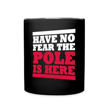 Pologne Pôle Drapeau polonais Polonais - Mug uni - noir - Devant