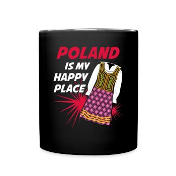 Pologne Pole Costume Polonais - Mug uni - noir - Devant