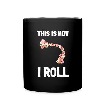 Dock Diving Canine Water Sport Dog Dock Jumping - Full Colour Mug - black - Front