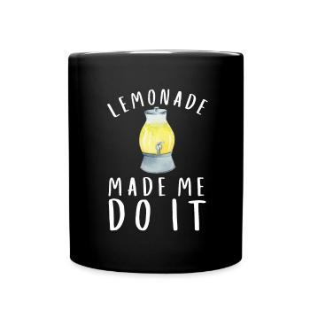 Sell Lemonade Stand Boss Juice Business Lemon - Tasse einfarbig - Schwarz - Vorne