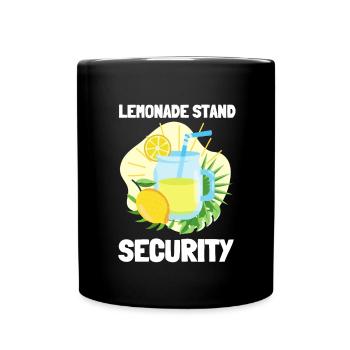 Sell Lemonade Stand Boss Juice Business Lemon - Tasse einfarbig - Schwarz - Vorne
