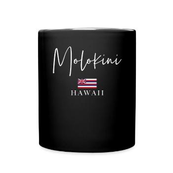 Greece Flag Holiday - Island Molokini - Full Colour Mug - black - Front