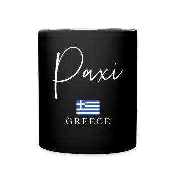 Vacances du drapeau de la Grèce - Islande Paxi - Mug uni - noir - Devant