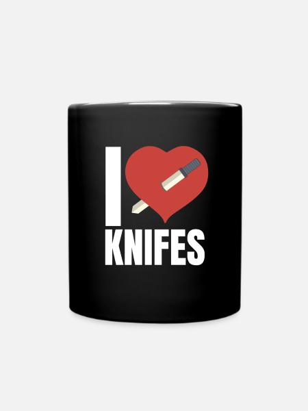 Hunting Knife Collector Flipping Knife, - Tasse einfarbig - Schwarz