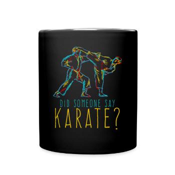 Karate Karateka - Full Colour Mug - black - Front