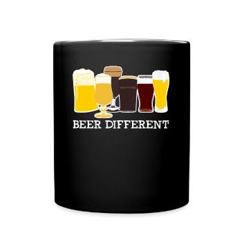 Beer Beer Different Beer Brewers - Full Colour Mug - black - Front
