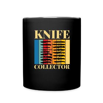 Hunting Knife Collector Flipping Knife, - Tasse einfarbig - Schwarz - Vorne