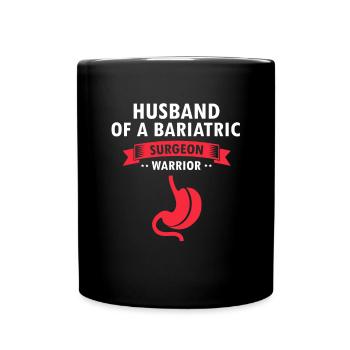 Gastric Bypass and Gastric Bypass Operation Design - Full Colour Mug - black - Front