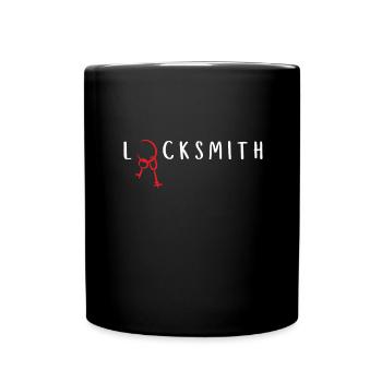 Lockpick Lockpicking Professional Locksmith - Tasse einfarbig - Schwarz - Vorne
