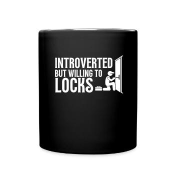 Lockpick Lockpicking Professional Locksmith - Tasse einfarbig - Schwarz - Vorne